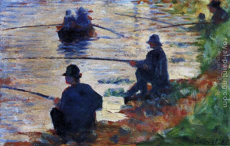 Georges Seurat : Fishermen Georges Seurat : Fishermen